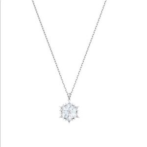 Swarovski - Magic pendant, Snowflake, White, Rhodium plated
